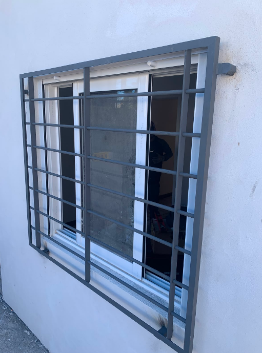 Rejas cuadriculadas